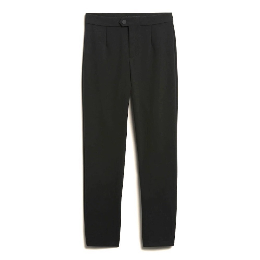 New! Banana Republic Slim Sculptweave Black Pant | 14L